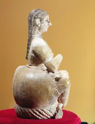 Sangerinden Ur-Nina (profilvisning), ca. 2800-2300 f.Kr.